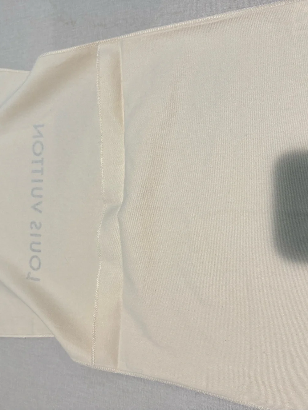 Louis Vuitton women’s Dust Bag - Cream with Black Logo